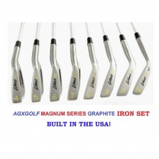 AGXGOLF LOTUS LADIES IRONS SET 4-SW: PETITE, REGULAR OR TALL LENGTHS: STAINLESS STEEL HEADS: BUILT IN THE USA!!!